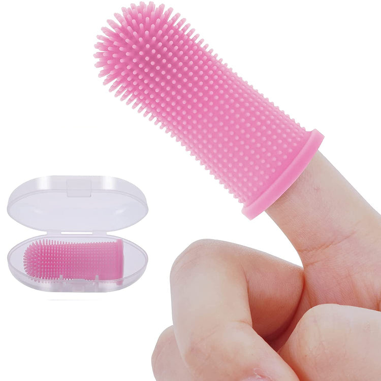 Finger Toothbrush For Dog Teeth Cleaning