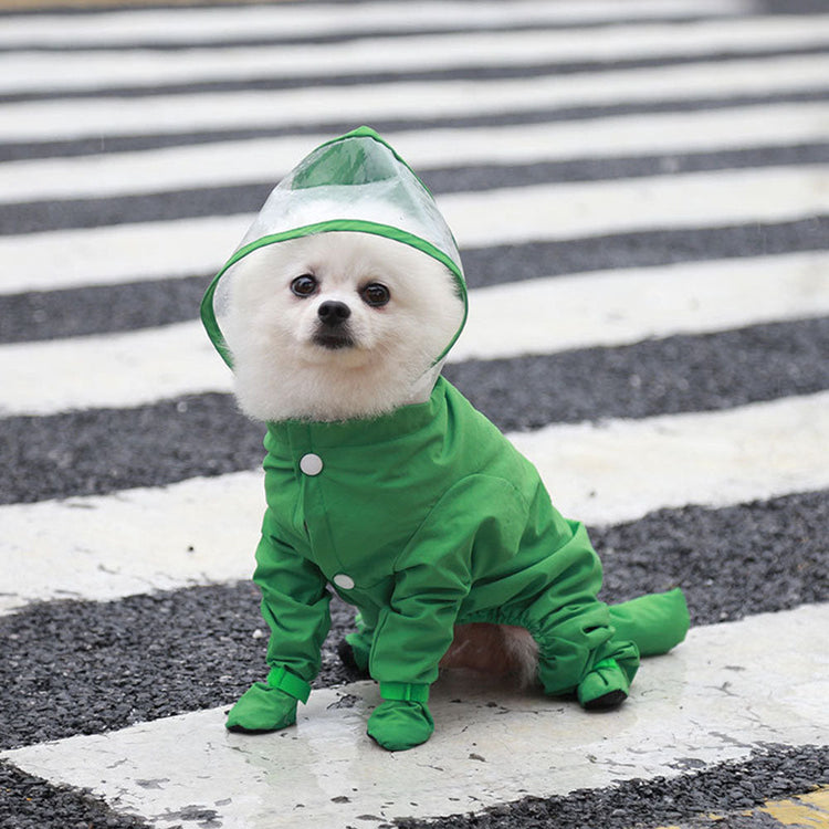 Dog Raincoat with Hood