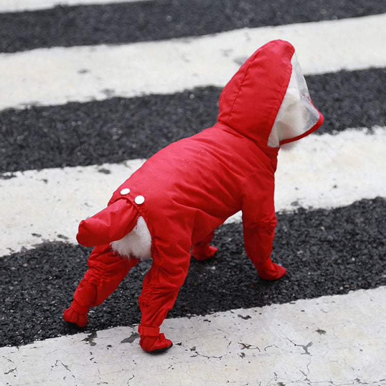 Dog Raincoat with Hood