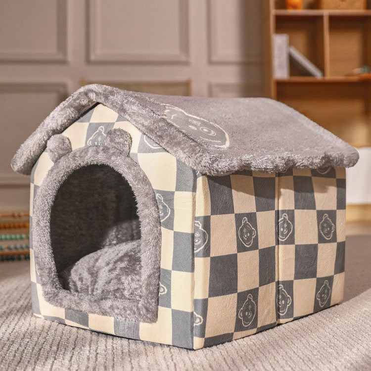 Cute Textured Bed For Dogs