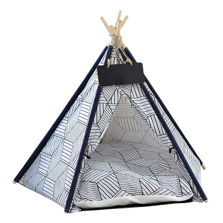 Teepee Dog Bed | Puppy Teepee | Teepee Dog House | Dog Teepee with Cushion