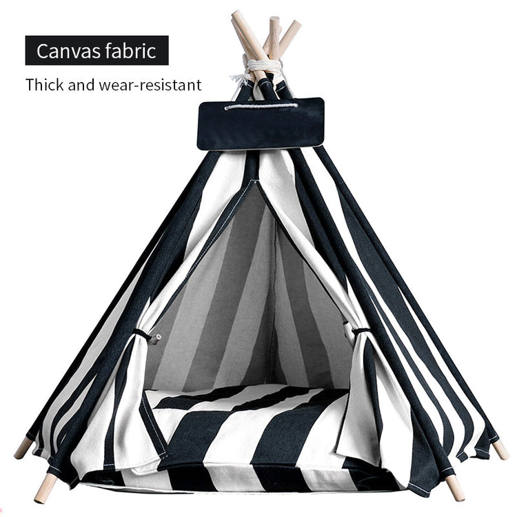 Teepee Dog Bed | Puppy Teepee | Teepee Dog House | Dog Teepee with Cushion