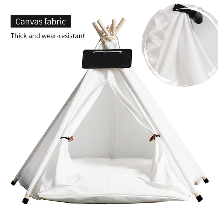 Teepee Dog Bed | Puppy Teepee | Teepee Dog House | Dog Teepee with Cushion