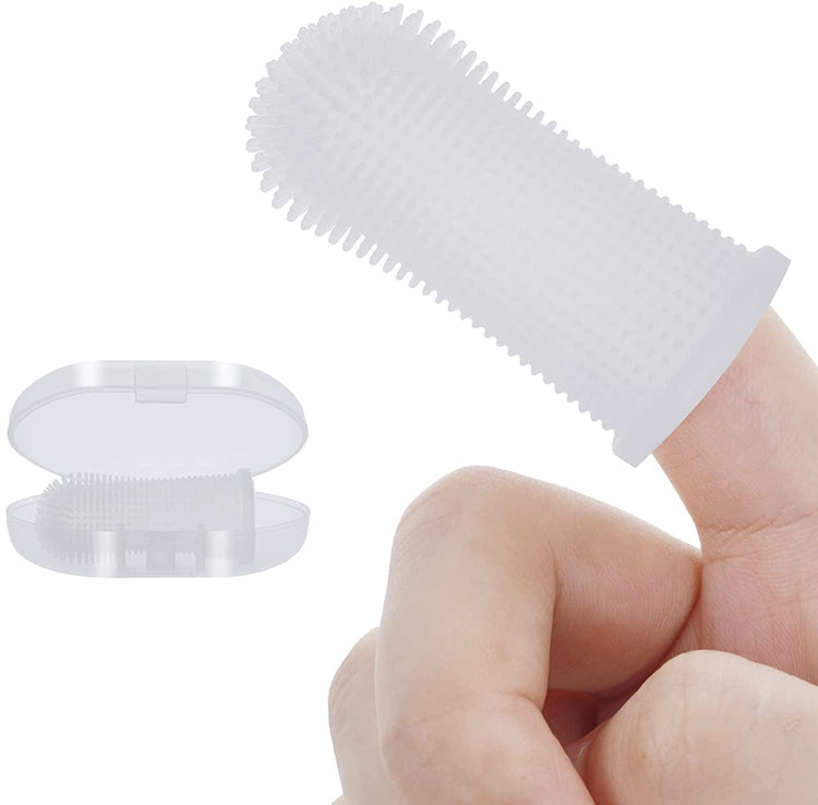 Finger Toothbrush For Dog Teeth Cleaning