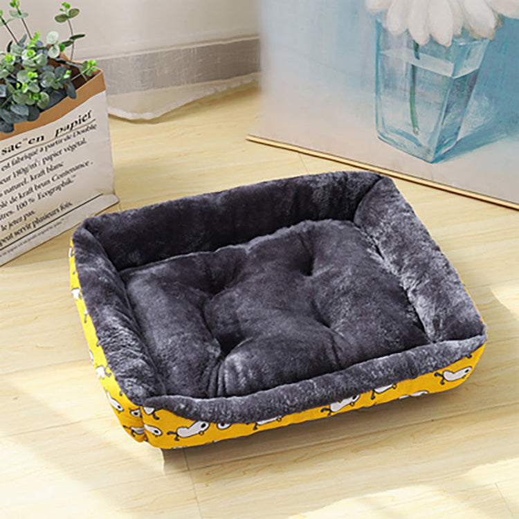 Comfortable Bed For Dogs – Cute Cartoon Pattern