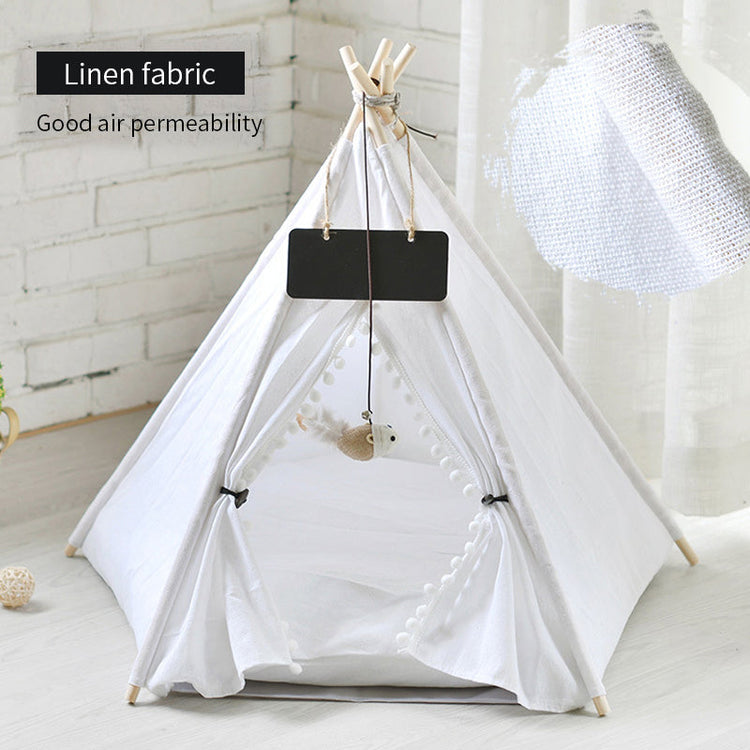 Teepee Dog Bed | Puppy Teepee | Teepee Dog House | Dog Teepee with Cushion