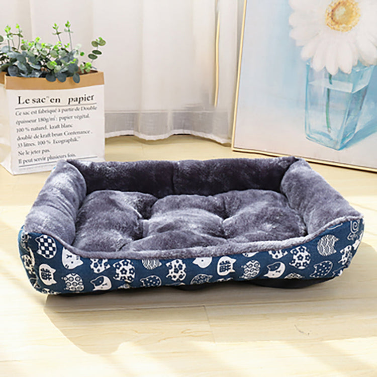 Comfortable Bed For Dogs – Cute Cartoon Pattern